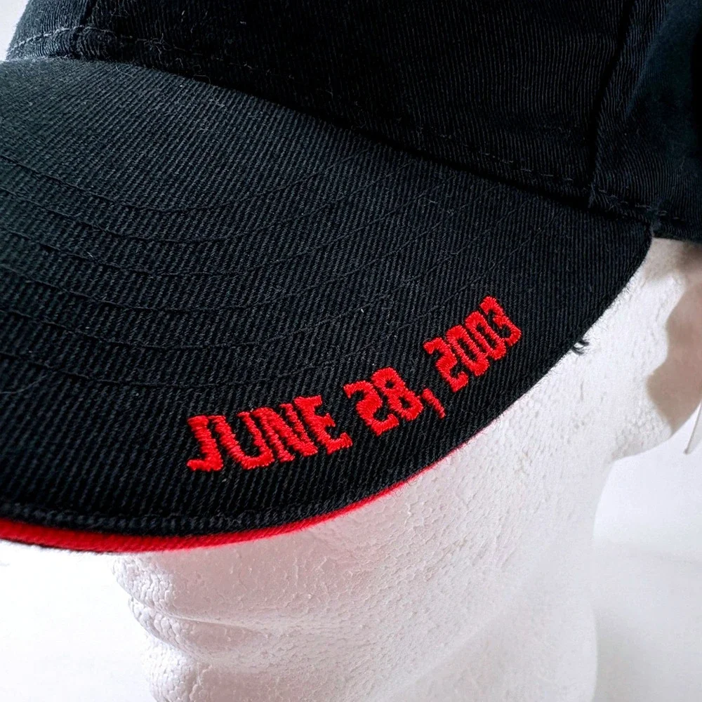 Chase Authentics Dale Earnhardt Tribute Concert Hat Black NASCAR 2003 Hat
